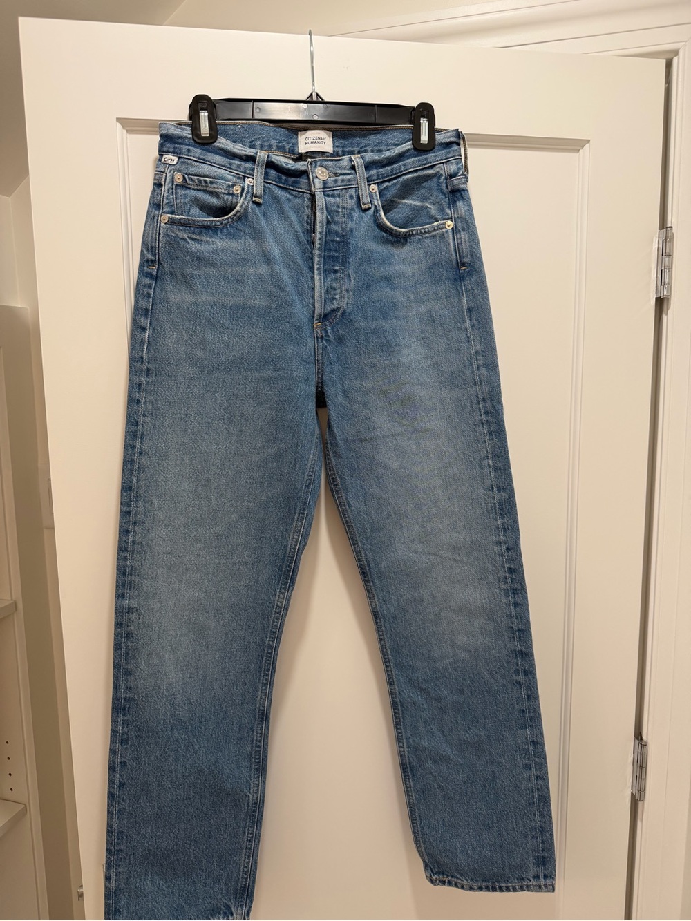Citizens of Humanity Blaine Light Blue Straight-Leg Jeans